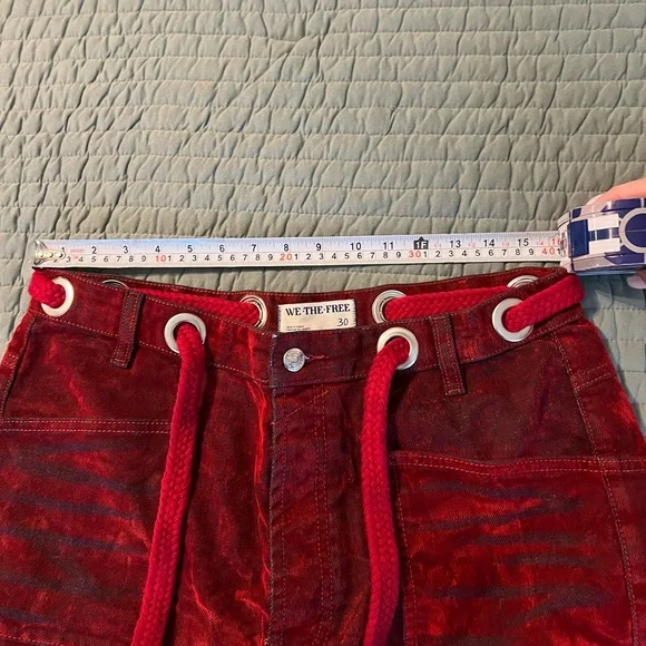 We The Free Red Velvet Joggers - Picture 6 of 12